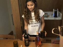 Amateur, Culo, Morena, Novia, Perforación, Coño, Afeitado, Flaco