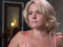 Sadomasoquismo, Rubia, Amarrada, Brutal, Cuero, Dolor, Puta, Vibrador