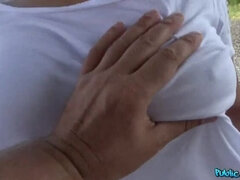 Enthousiasteling, Grote mammen, Pijpbeurt, Hondjeshouding, Buiten, Gezichtspunt, Openbaar, Kut duiken