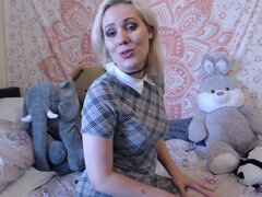 Leie, Grosser arsch, Blondine, Studentin, Hochschule, Schmuddelige sprache, Flashen, Solo