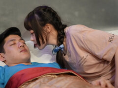 Asijské, Kuřba, Stříkání spermatu, Líbání, Orgasmus, Guma, Spaní, Kozičky