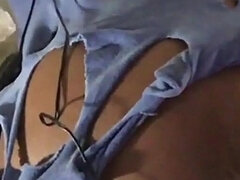 Amador amadora, Anal, Negroa, Boquiaberta, Masturbação, Solo chão, Vibrador