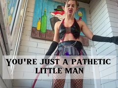 Vies praten, Dominante vrouw, Handschoenen, Huisgemaakt, Vernedering, Alleen