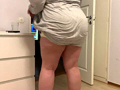 plus-size first-timer big ass, I gat so Hony looking at my own recoding, she large
