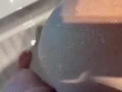 Hardcore Anal Pissing - Blonde MILF Gets Her Ass Filled in Shower