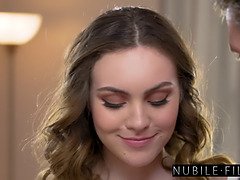 Hot Brunette Freya Parker's Fantasy BJ and Fuck