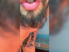 Amador amadora, Pauzão, Jato de porra, Masturbação, Solo chão, Tatuagem