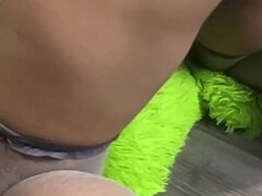 素人, お尻, ディルド, ラティーナ, オナニー, メキシコ人, 一人, バイブレーター
