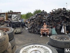 Anal, Da bunda para a boca, Morena, Melharucos naturais, Ao ar livre cartaz de rua outdoor, Cavalgar, Espanhola
