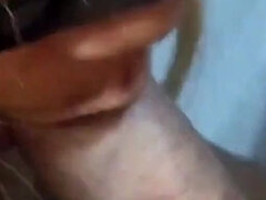 Horny Wife Milking Cocks Twice
