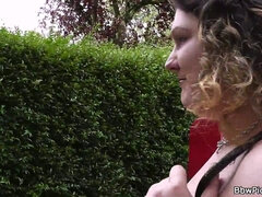 Curly BBW is seduced by a stranger