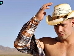 Lost perv barebacked by handsome cowboy in desert