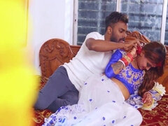 Curvy Desi woman having sex on her wedding night
