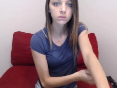 Horniest Inexperienced Brunette Legal teen floozy anal on Webcam