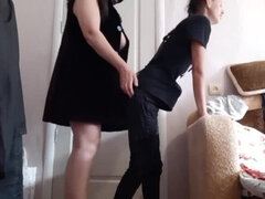 Step-daughter's Birthday Surprise: Strapon & Passionate Real Sex - Lesbian Illusion Girls