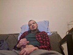 Insane shaking multiple orgasms with cumshots - Fit guy with big cock