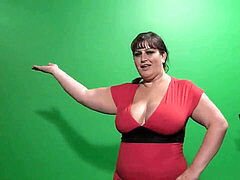 크고 아름다운 여자, 큰 엉덩이, 영국인, 잡힌, 약간 뚱뚱한, 지방, 거대한, 젖가슴