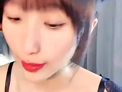 Homemade Asian Korean couple sex on webcam