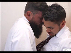 Bearded Gay Mormon Bear tough hook-up With heterosexual Mormon Guy