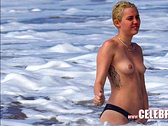 Loony Mega Celeb Miley Cyrus fully bare collection