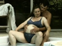 Pregnant fantasies outdoors ends up in cunt fucking