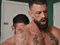 Analny, Obciąganie, Podwójna penetracja, Fetysz, Gej, Rękawiczki, Chudy, Ssanie