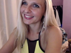 Leie, Blondine, Europäisch, Fingern, Erotischer film, Solo, Netzkamera