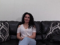 Hollie comes to do first porn
