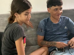 Rail-thin hotties getting railed on camera