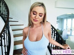 Gorgeous sundress beauty Blake Blossom with massive tits gets naughty