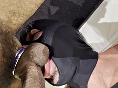 Muscular fan throat fuck. Cock worship. Big dick latino bareback fuck and cum in mouth. Cock worship