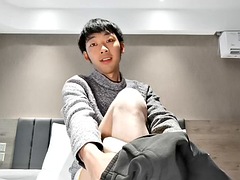 Asiatique, Grosse bite, Homosexuelle, Branlette thaïlandaise, De plein air, Public, Adolescente, Webcam