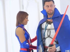 Spicy fit doll Adriana Chechik is enjoying intensive anal sex