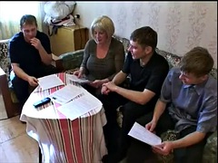 Russian Step Mom Tutors Young Boys: MTHRFKR