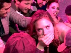 Chick adores torture especially when she is masturbated in public