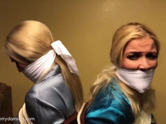 Withney And Amanda Gagged