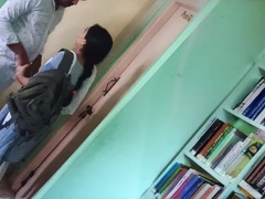 Desi Stepbrother Fucks Hot Indian Stepsister in College Library - Tight Pussy Action