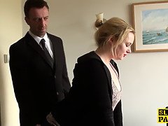 British bdsm fuckslut slapped and predominated