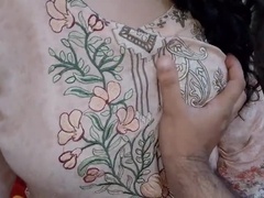 Desi father-in-law fucks daughter-in-law tight pussy in family tradition - QueenbeautyQB homemade HD