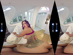 BaDoinkVR.com Virtual Reality point of view LATINA honeys Compilation Part two