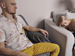 Sell Your GF - Bernie Svintis - Hot blonde fucking for her boyfriends debt