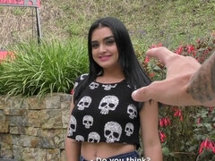 큰 엉덩이, 오랄섹스, 라티나, 야외의, 쓰리섬