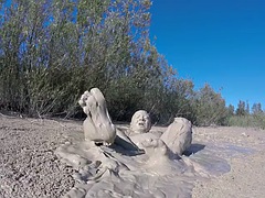 Extreme game of quarry mud
