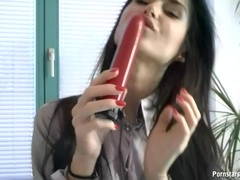 Anal, Påklædt sex, Dildo, Dobbelt penetration, Kvinde, Gaping, Onani, Strømper