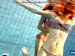 Plage, Bikini, Tchèque, Nue  à poil, Piscine, Sport, Adolescente, Sous marin