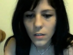 Amatoriale, Brunetta, Solo, Ragazza, Webcam