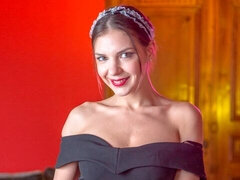 Amateur, Verga grande, Morena, Estilo perrito, Vestido, Mucama, Tetas naturales, Medias largas