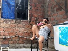 Da bunda para a boca, Tia, Bundão, Latina, Empregada, Orgasmo, Calcinha, Xoxota