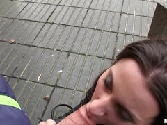 Belgian Whore Gets Freaky 1 - Public Pickups