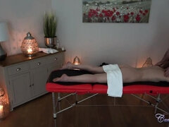 Stor pik, Langt ned i halsen, Komme på ansigtet, Hd, Massage, Pov